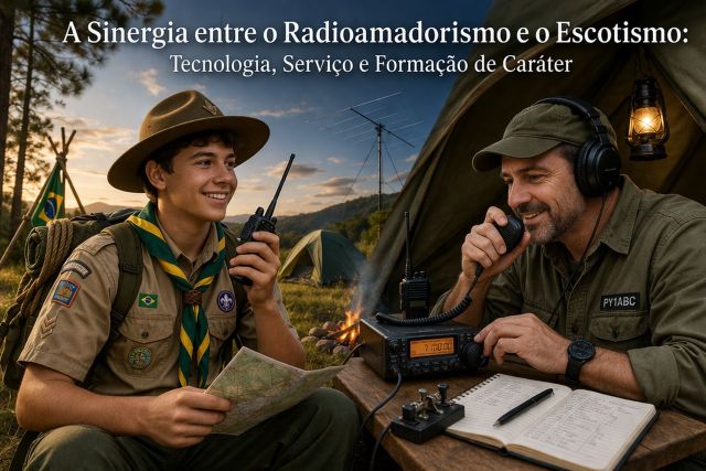 A Sinergia entre o Radioamadorismo e o Escotismo: Tecnologia, Serviço e Formação de Caráter